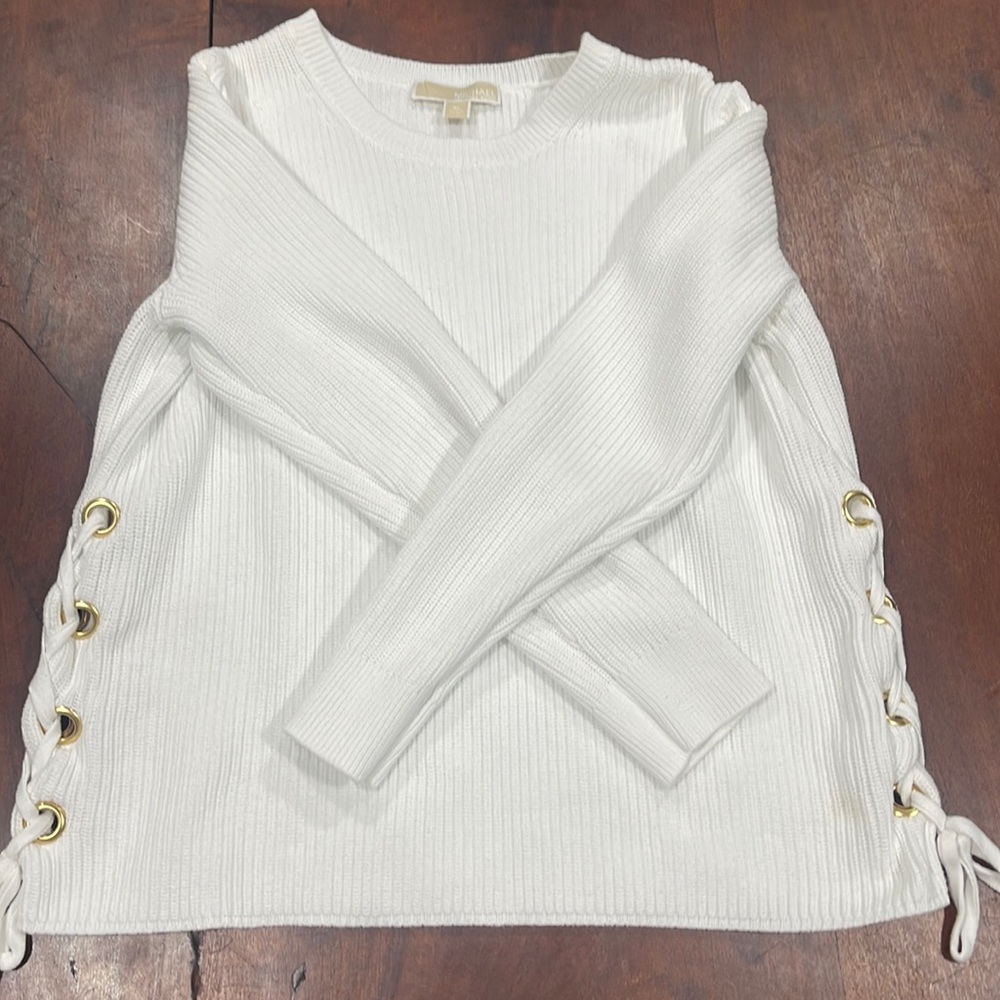 MICHAEL by Michael Kors Ribbed Knit Sweater